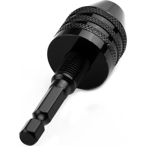 Mandrin Sans Clé - Plage De Serrage 0 6 À 8 Mm - Tige Hexagonale 6 35 Mm - Pour Perceuse Électrique Et Visseuse - 1 Pièce (1/4)
