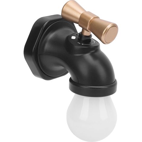Veilleuse robinet intelligente et innovante, rechargeable par USB, avec capteur et commande vocale, lampe LED pour armoire ou chevet (1/5)