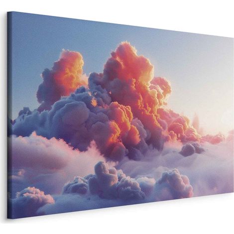 Bild – Dämmerungsspektakel: Wolken in Rosa- und Lilatönen (1/3)