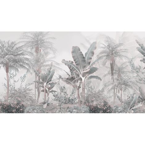 Papier peint panoramique - Forêt Tropicale - 130 cm x 73 cm (1/2)