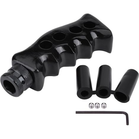 Poignée de couteau pour pistolet de voiture, Transmission manuelle universelle, levier de changement de vitesse, levier de vitesse noir (1/5)