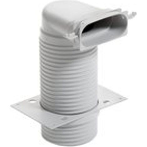 Vaillant Ventilanschluss 90 Grd. Durchm. 125 mm für Luftschlauch flach, 0020180844