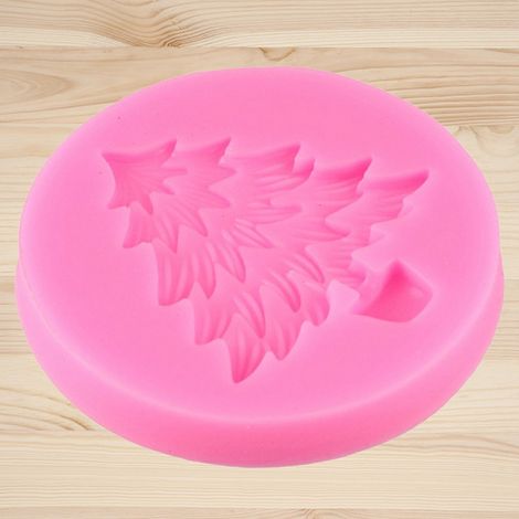 DIY-Weihnachts-Silikonform, mehrfach dekorierter Kuchen, Fondant- und Schokoladenform (19) (1/5)
