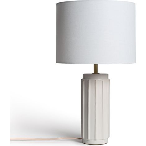 Tischlampe Keramik Corbusier Weiß (1/5)
