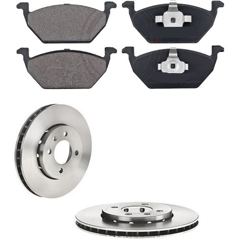 KIT FRENI ANTERIORI compatibile con VW UP (121,122,BL1,BL2,BL3,123) - DISCHI + PASTIGLIE OEM: P 85 041 / 18158 /SOSTITUZIONE DIRETTA/BASSA POLVERE/SILENZIOSO (1/5)