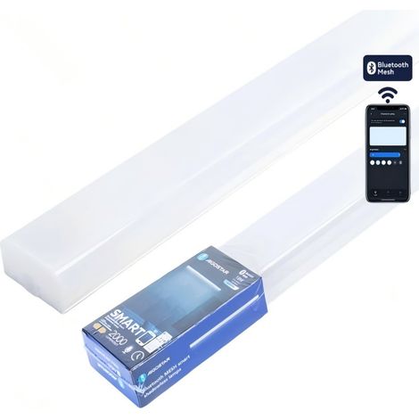 Ampoule LED Aigostar Smart Bluetooth Mesh, 0,6 m, 18 W, 6500 K, sans abat-jour, pour usage au bureau (1/3)