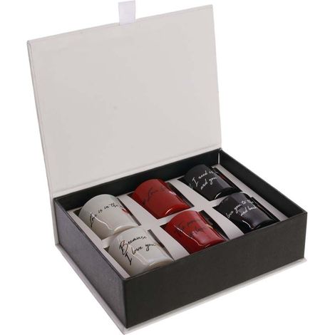 Coffret de 6 bougies parfumées mots d'amour (1/5)