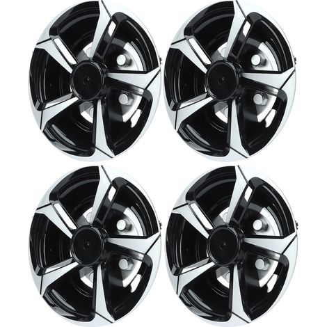 Enjoliveur de roue noir de 8 pouces, protection de jante intégrale, remplacement pour voiturette de golf EZ-GO (1/5)