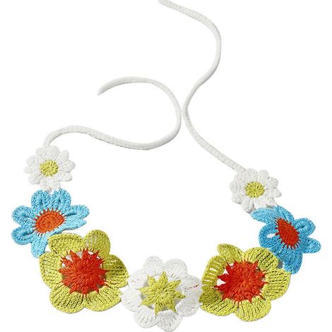 Bandeaux à fleurs bohèmes crochetés à la main pour femmes et filles, décorations de cheveux ethniques, bandeau pour femmes, coiffe exotique bleue (1/4)