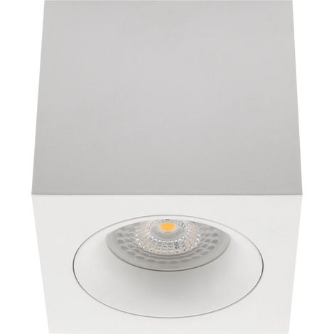 ARKOI Housing GU10, Plafonnier carré blanc