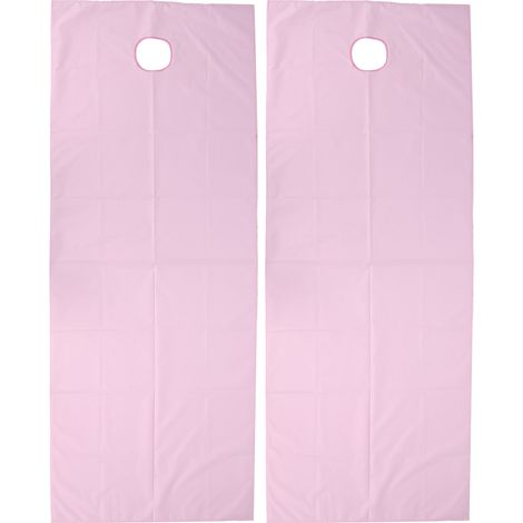 2 pièces Housse de Table de Massage Imperméable Résistante à l'Huile pour Salon de Beauté Rose (1/5)