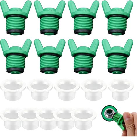 18 Pièces Set Bouchons Obturation, 4x G1/2 (1/5)