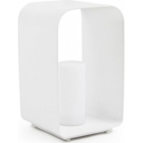 Lampada a led con piantana RIDLEY Bianco 25x28x h45 cm (1/5)