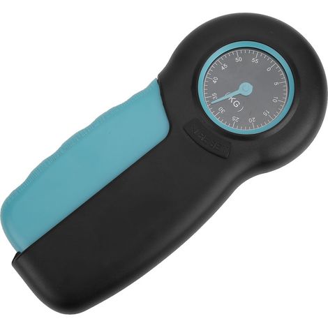 Renforceur de poignet mécanique ABS avec grand écran, jauge de force de préhension, mesureur de force manuelle, noir et bleu (1/5)