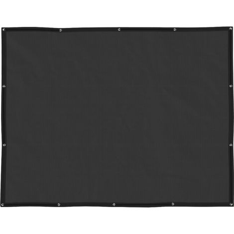 Netz für Anhänger PEHD 1,5 x 2,2 m Schwarz