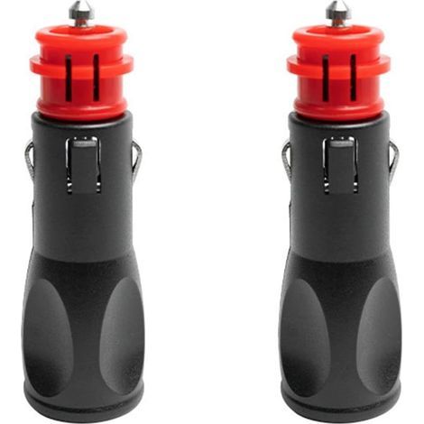 Prise Allume Cigare Male,Adaptateur Male Allume Cigare,Prise Fiche Male Allume Cigare,Fiches pour adaptateurs d'allume-Cigare européens 12V - 2PC (1/5)