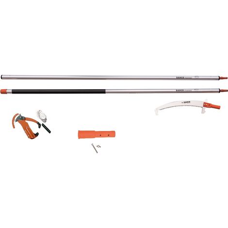 Jardiaffaires – Échenilloir Bahco P34-37 – Ensemble de scies à perche avec adaptateur ASP-ATP – Pour élagage et jardinage – Lame de 36 cm - ASP3740-C36JTM
