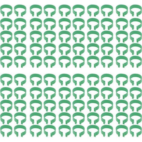 Acouto Poux de Volaille Ringchi 100 Pcs Poux de Volaille Ring Open Type Boucle Reproduisant Poulet Duck GOOSE POUPE ACCESSOIRE POULEUR GREEN 25 Mm Ring Reutilisable. Est Opt Ringgoose Feet Ringhen (1/5)
