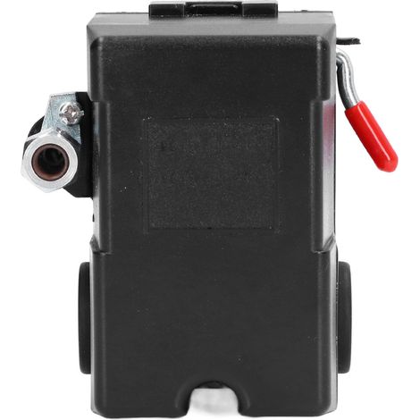 Pressostat mécanique 4 voies à 4 trous pour compresseur d'air 220 V 20 A 95-125 PSI (1/5)