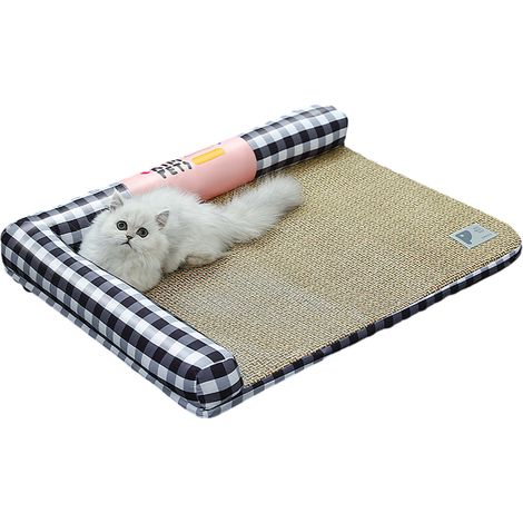 Panier rectangulaire lavable et déhoussable pour chiens de taille moyenne, adaptés aux chiens de grande, moyenne et petite taille. Doux et apaisant, ce panier est idéal pour les chiots et les câlins g (1/5)