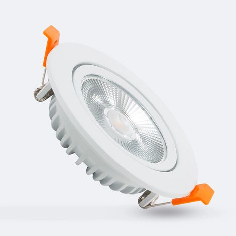 Downlight LED 10W Circolare COB CRI90 Slim Foro Ø 90mm No Flicker 4000K Bianco Naturale (1/5)
