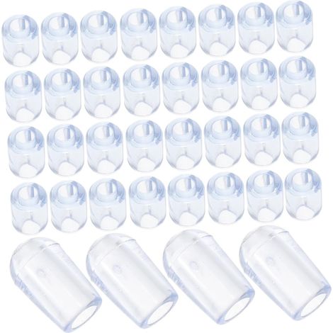 80 protections pour pieds d'égouttoir de cuisine, en plastique (1/5)