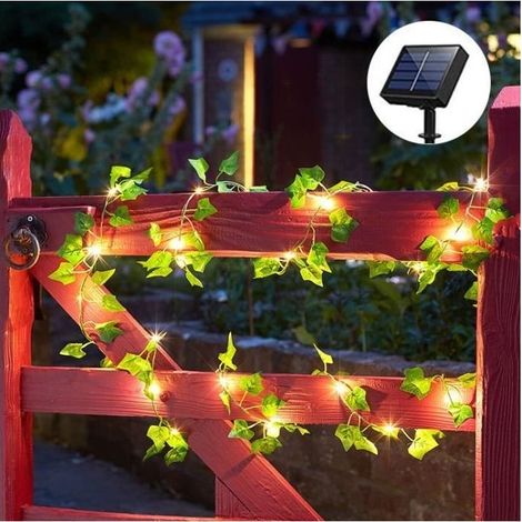 (Green)Garland bright - Solar - 10M - 100 LED - Green - Decoration outdoor (1/4)