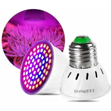 Plant Growth Lamp, E27 Plant Growth Lamp Greenhouse Plant Growth Lamp Growing Light for Large Indoor Plants (24) (1/5)