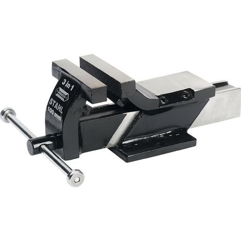 Morsa parallela larghezza ganasce 175 mm larghezza di serraggio 175 mm interamente in acciaio WABECO