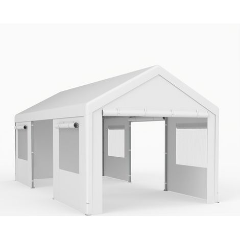 auvent abri voiture tente garage robuste couverture portable abri extérieur toit pieds imperméable structure bâche rangement paroi latérale mur déga