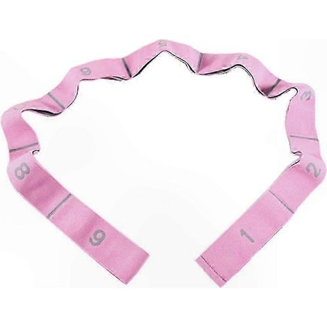 Yoga-Stretchgurt für Erwachsene, elastisches Latex-Polyester-Band, Fitness-Schlaufe für lateinamerikanische Tänze, Dehnungswiderstand