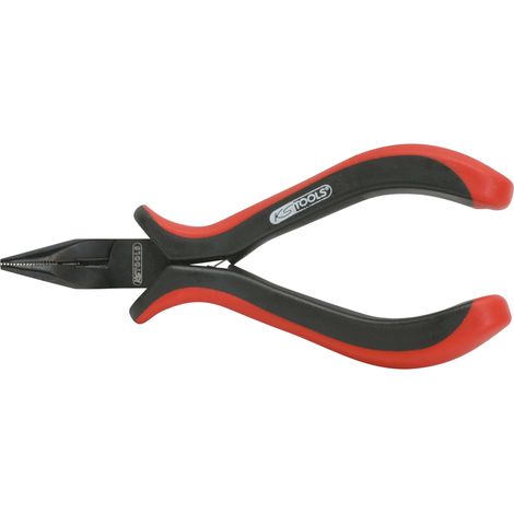 KS Tools - Pince électronique à bec demi-rond droit, 130 mm - 500.7021 (1/2)