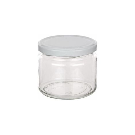 Barattoli di vetro per conserve con coperchio, 330 ml, 6 pezzi