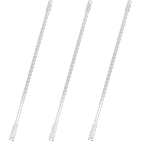 Juego de 6 varillas de inclinación de repuesto para persianas – Varillas de inclinación con gancho y asa – 30,5 cm (12 pulgadas) (1/4)