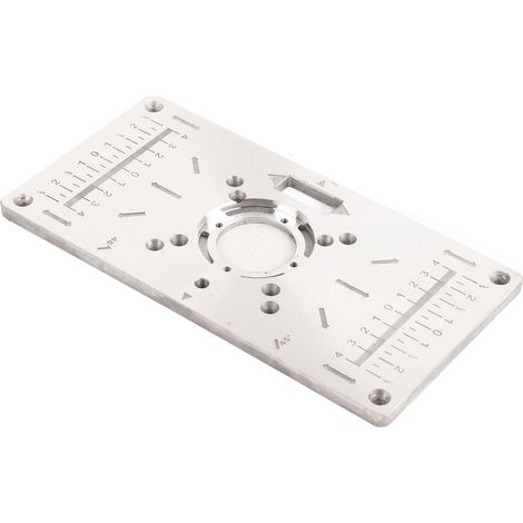 Plaque de retournement pour machine à bois, guide de fraisage résistant à l'usure, table de chanfreinage (1/5)