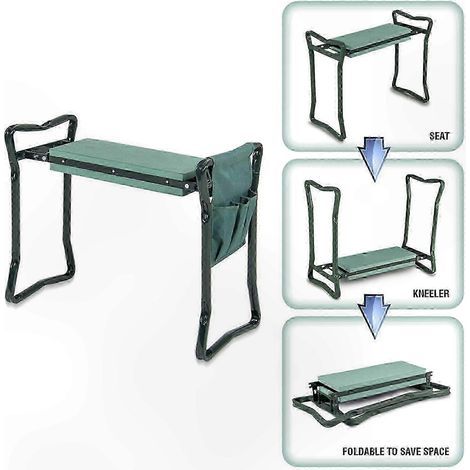 Tapis de jardinage avec rangement pour outils, pour une organisation et un confort optimaux. Deux couleurs, grand format. (1/5)