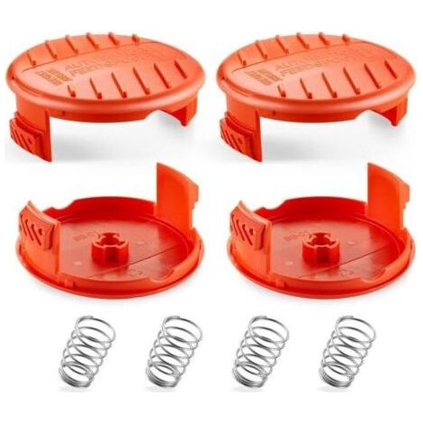 Capot De Bobine - Protection Bobine Pour Tondeuse À Gazon - Compatible Avec Modèles AFS RC100P - Lot De 4 Pièces (1/5)