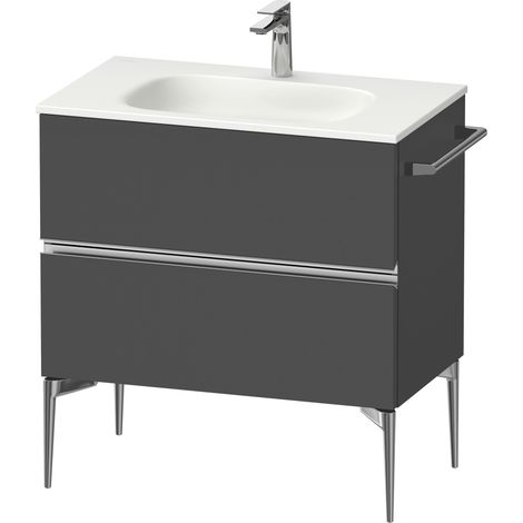 Duravit Sivida Waschtischunterbau, 2 Schubkästen, Griffleiste (1/5)