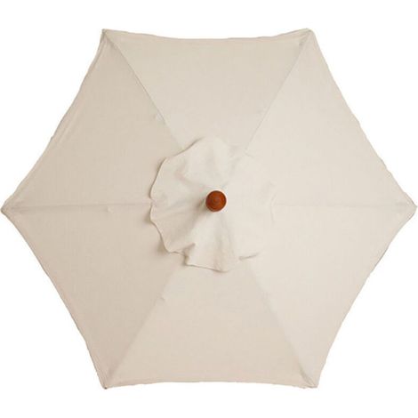 2M Outdoor Parasol Cover - 6 Ribs, UV Resistant - Replacement Canopy for Patio, Garden and Camping (Washable) (1/5)