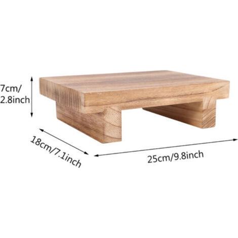Pouf et repose-pieds,Marchepied de chevet en bois pour repose-pieds mobile polyvalent intérieur extérieur pour salon à la maison (1/4)