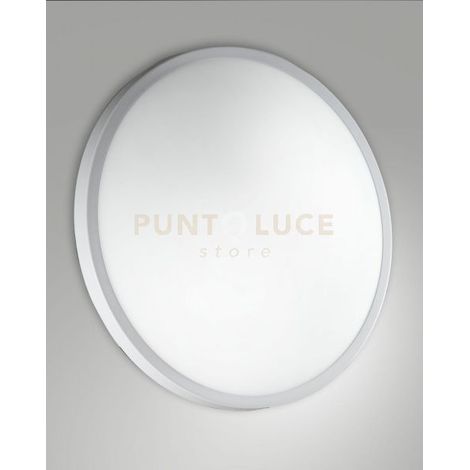 PLAZA PLAFONIERA BIANCA D.40CM A LED 3000K - 24W - 2400 lmIP41
