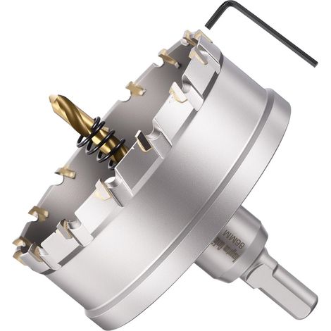 Scie-cloche 86mm 3-1" carbure de tungstène pour métal argenté (1/5)