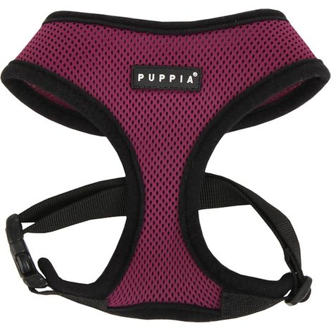 Harnais doux violet pour chien ou chat PUPPIA Sélectionnez la taille : M (1/5)
