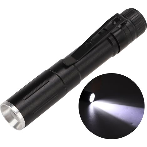 Lampe de poche LED extensible à focalisation réglable pour inspection, réparation, camping nocturne et entraînement (1/5)