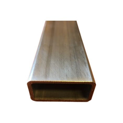 Tube rectangle acier galvanisé 40x20x2 mm - Longueur 80 cms (1/2)