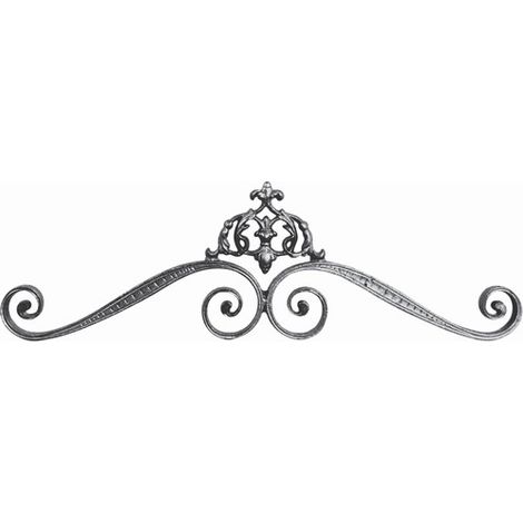Deco Fer Forge – Frise en fonte double face pour appui de fenêtre ou garde-corps – Hauteur 260mm – Largeur 840mm – À souder – Résistante à la corrosion