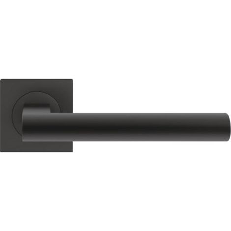 Béquille double sur rosaces carrées série ER 45 Q Madeira finition noir Cosmos fonction condamnation - Karcher design (1/5)
