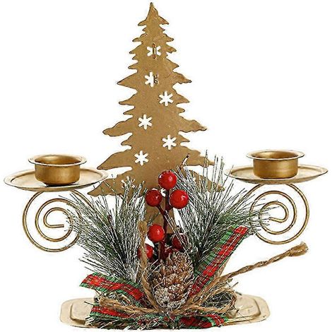 Porte-bougie chauffe-plat de Noël, bougeoir style Noël, décoration de Noël, artisanat de Noël (1/3)