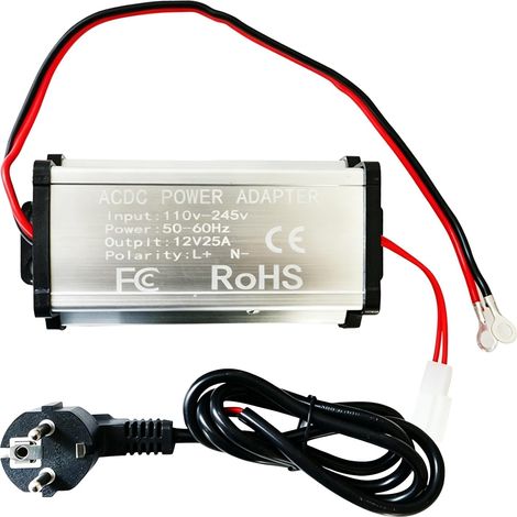 Adaptateur d'alimentation 230 V vers 12 V, transformateur pour chauffage à air diesel tout-en-un de 5 kW, 8 kW, convertisseur de tension AC 230 V vers DC 12 V, transformateur pour camping-car, garage (1/5)