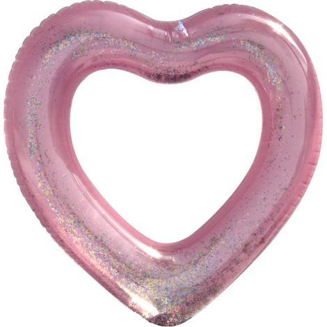 Boya inflable rosa con forma de corazón (1 unidad), juguete para adultos. (1/5)